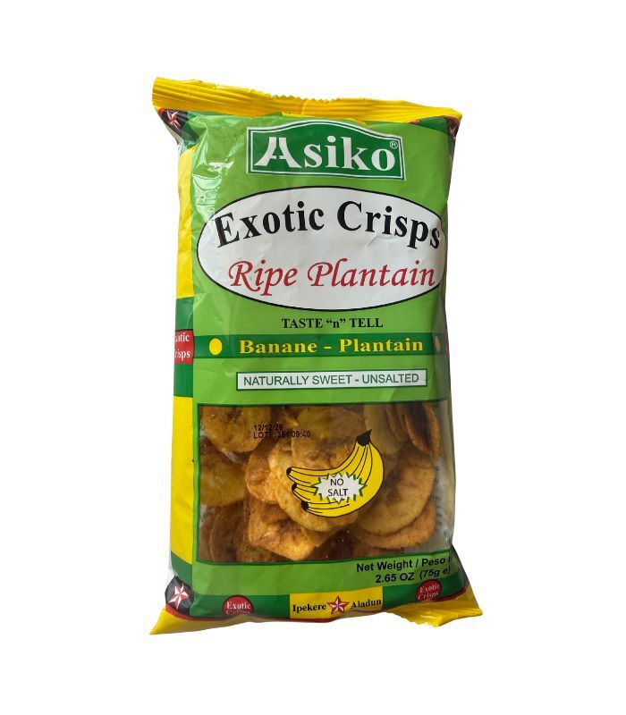 Asiko plantain chips sweet Asiko Plantain Chips Sweet Unsalted