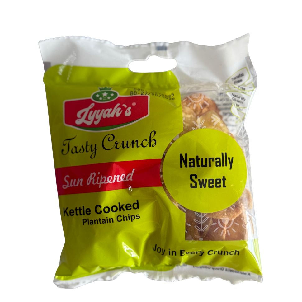 Lyyah’s Tasty Crunch Naturally Sweet Plantain Chips